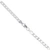 Silver Double Curb Chain 18" By Icesia