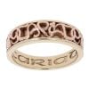 9ct Yellow and Rose Gold Cariad Clogau Ring