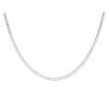 Silver Curb Chain 20" By Icesia Gents
