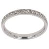 18ct White Gold 0.15ct Brilliant Cut Diamond Half Eternity Ring