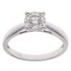 18ct White Gold 0.50ct Brilliant Cut Diamond Solitaire Ring