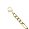18ct Yellow Gold Figaro Bracelet 8.5"