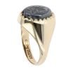 9ct Yellow Gold Hematite Centurion Signet Ring