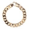 9ct Yellow Gold Curb Bracelet 9"