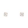 9ct Yellow Gold Cubic Zirconia Cluster Stud Earrings