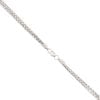 18ct White Gold Three Strand Beaded Chain 16"