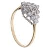 9ct Yellow Gold Cubic Zirconia Cluster Ring