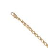 Silver Gold Plated Belcher Bracelet 8.5"