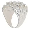 Silver Five Row Keeper Ring By Icesia