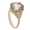 9ct Yellow Gold Imperial and White Topaz Ring