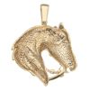 9ct Yellow Gold Horse Pendant