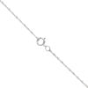 9ct White Gold 0.05ct Diamond And Ametrine Pendant And Chain 16"