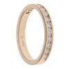 14ct Yellow Gold 0.45ct Brilliant Cut Diamond Half Eternity Ring