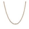 9ct Yellow Gold Curb And Bar Chain 32"