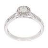 9ct White Gold 0.25ct Brilliant Cut Diamond Cluster Ring