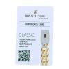 14ct Yellow Gold Monaco Curb Classic Cubic Zirconia Pave Lock Bracelet 8.5"