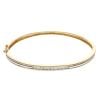 18ct Yellow Gold 0.50ct Brilliant Cut Diamond Bangle
