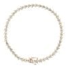 9ct Yellow Gold 2.00ct Brilliant Cut Diamond Bracelet 7.5"