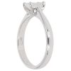 18ct White Gold 0.50ct Emerald Cut Diamond Solitaire Ring