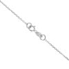 9ct White Gold 0.75ct Diamond Solitaire Pendant and Chain 18"
