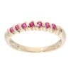 9ct Yellow Gold Ruby Eternity Ring