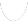 18ct White Gold Fancy Chain 18"