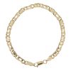 18ct Yellow Gold Fancy Bracelet 7.5"