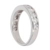 9ct White Gold 1.00ct Brilliant Cut Diamond Half Eternity Ring