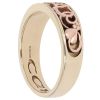 9ct Yellow and Rose Gold Cariad Clogau Ring