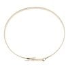 9ct Yellow Gold Patterned Hook Lock Bangle