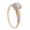 18ct Yellow Gold 0.70ct Brilliant Cut Diamond Cluster Ring