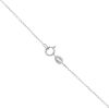 18ct White Gold 0.50ct Brilliant Cut Diamond Solitaire Pendant and Chain 18"