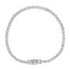 9ct White Gold 1.75ct Brilliant Cut Diamond Bracelet 7.5"