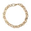 9ct Yellow Gold Fancy Bracelet 8.5"