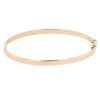 9ct Yellow Gold Plain Hinged Bangle