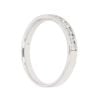 18ct White Gold 0.30ct Brilliant Cut Diamond Half Eternity Ring