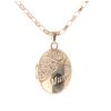 9ct Yellow Gold Mum Locket and Belcher Chain 18"