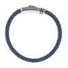 Unique & Co Navy Leather Bracelet