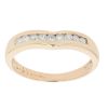 18ct Yellow Gold 0.31ct Diamond Wishbone Ring