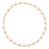 9ct Yellow Gold Patterned Twist Bangle