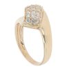 14ct Yellow Gold Cubic Zirconia Ring