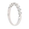 9ct White Gold 0.50ct Diamond Half Eternity Ring