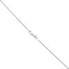 18ct White Gold 0.05ct Diamond And Tanzanite Pendant And Chain 16"