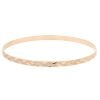 9ct Yellow Gold Diamond Cut Patterned Bangle
