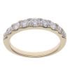 9ct Yellow Gold 1.00ct Diamond Half Eternity Ring