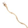 9ct Yellow Gold Wave Bangle