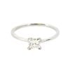 18ct White Gold 0.50ct Princess Cut Diamond Solitaire Ring