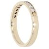 9ct Yellow Gold 0.33ct Brilliant Cut Diamond Half Eternity Ring