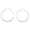 14ct Yellow Gold Greek Key Hoop Earrings