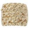 9ct Yellow Gold Five Row Keeper Ring